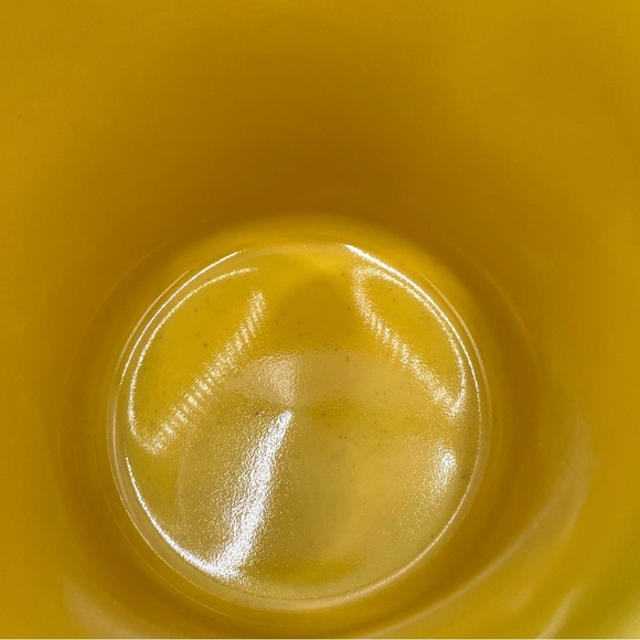 Vintage 80s HLC Fiestaware Fiesta Yellow Coffee Cup Java Mug O Ring Handle 3.5" - Picture 4 of 9